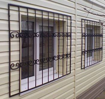 Решетки на окна офиса Решетки на окна офиса