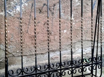 Решетка перед установкой